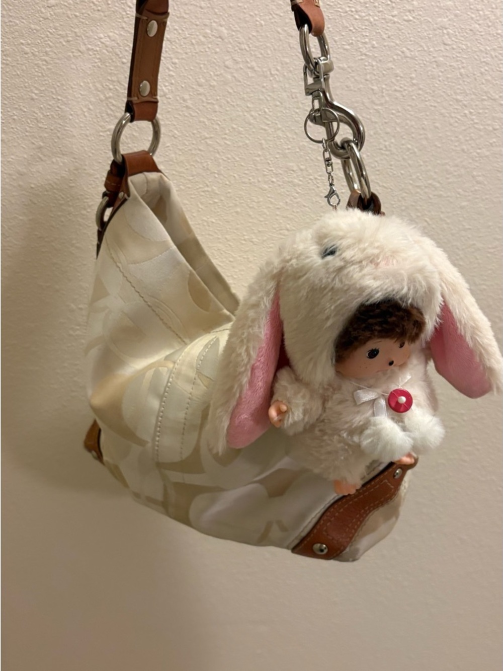 white coach carly (check description) - Picture 2 of 5
